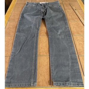 Flint and Tinder Jeans Sz 30 x 30 Slim Fit Gray Blue Denim Selvedge Made‎ In USA